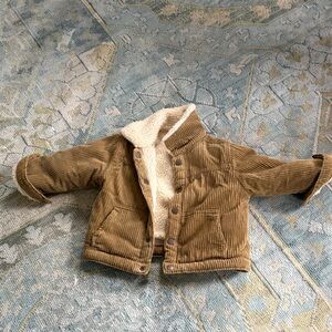 Zara kids Corduroy Sherpa Jacket Reversable
